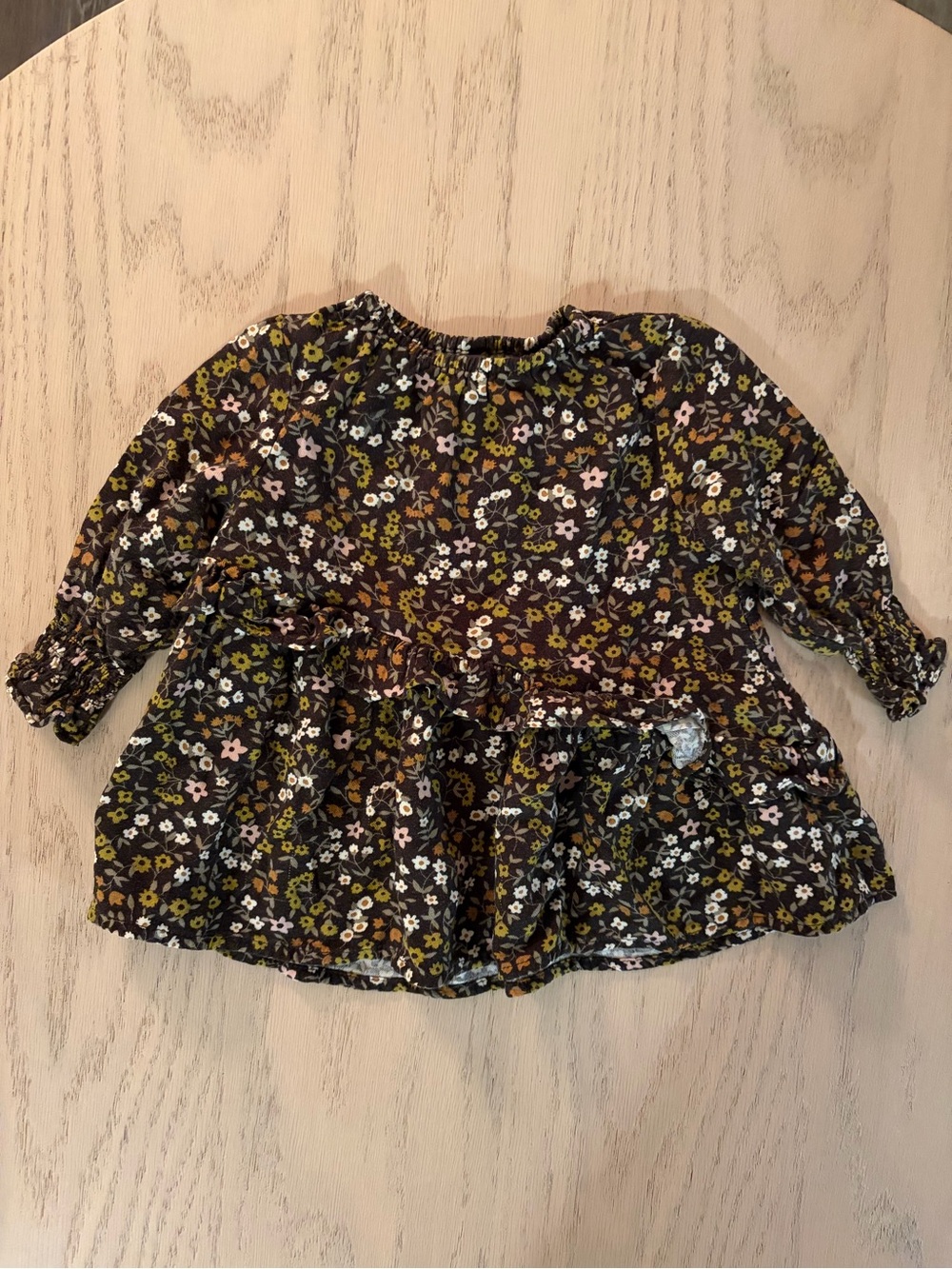 Fall floral dress